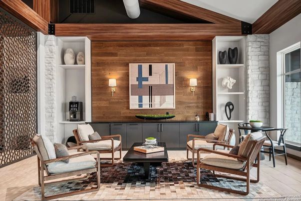 Interior, Living room, Stone Walls, Wood Texture Flooring, Wooden Walls