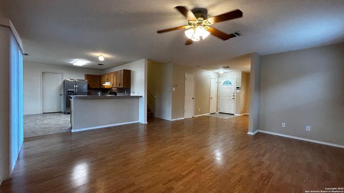 Empty room, Interior, Kitchen, Wood Texture Flooring