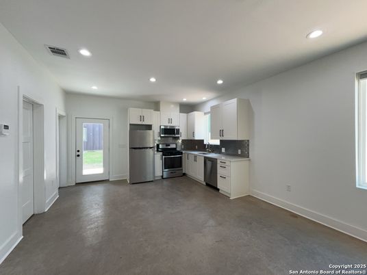 Interior, Kitchen, Recessed Lighting, Stainless Steel Appliances