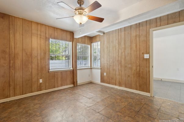 Empty room, Interior, Wooden Walls