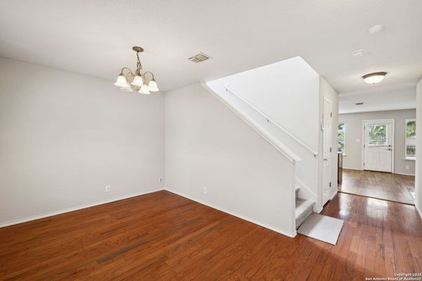 Chandelier, Empty room, Interior, Wood Texture Flooring