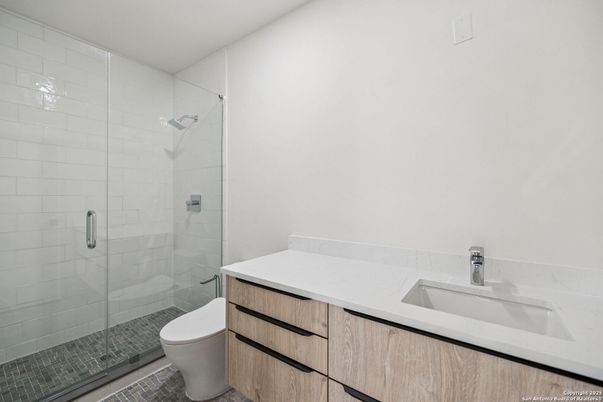 Bathroom, Glass Shower, Interior