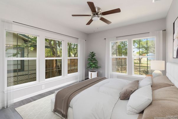 Bedroom, Interior, Wood Texture Flooring