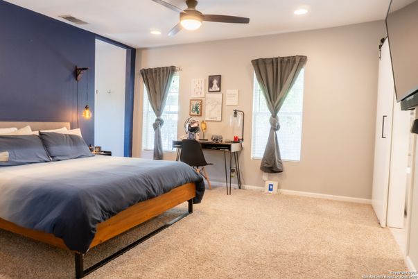 Bedroom, Home Office, Interior, Recessed Lighting