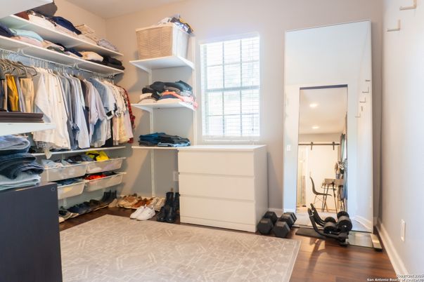 Interior, Recessed Lighting, Walk-in Closets, Wood Texture Flooring