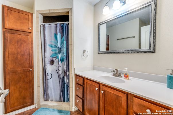 Bathroom, Interior, Wood Texture Flooring