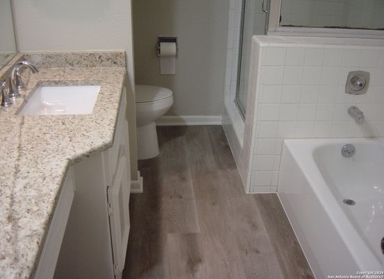 Bathroom, Interior, Wood Texture Flooring