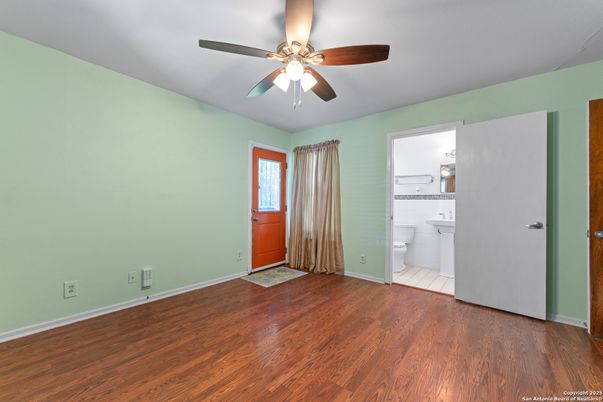 Bathroom, Empty room, Interior, Wood Texture Flooring
