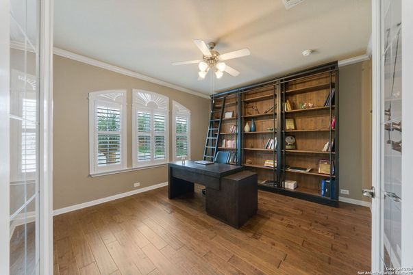 Home Office, Interior, Wood Texture Flooring