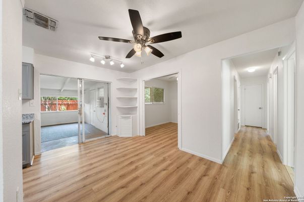 Empty room, Interior, Wood Texture Flooring
