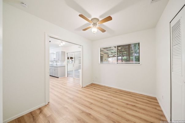 Empty room, Interior, Kitchen, Wood Texture Flooring