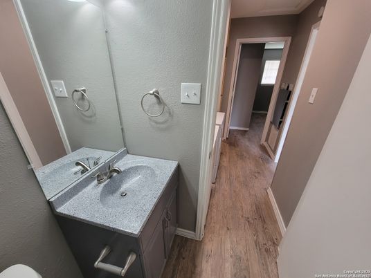 Bathroom, Interior, Wood Texture Flooring