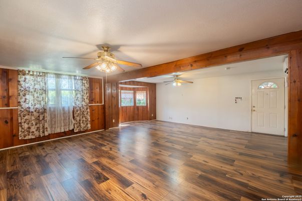 Empty room, Interior, Wood Texture Flooring, Wooden Walls