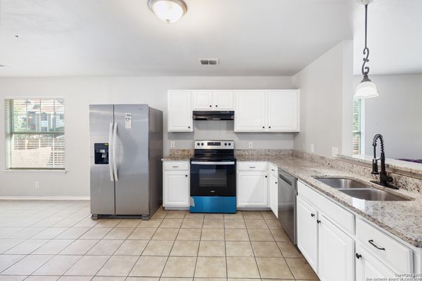 Interior, Kitchen, Pendant Lights, Stainless Steel Appliances