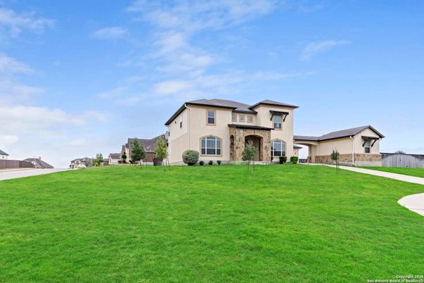 Backyard, Exterior, Facade, Mediterranean