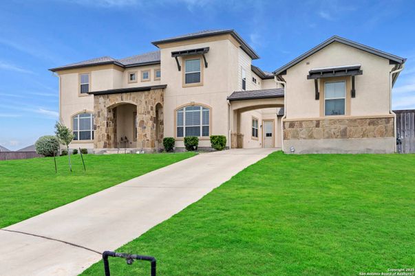 Backyard, Exterior, Facade, Mediterranean