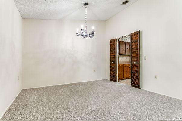 Chandelier, Empty room, Interior