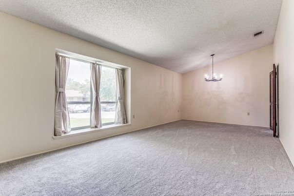 Chandelier, Empty room, Interior