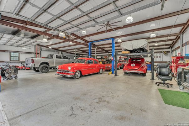 Garage, Interior, Recessed Lighting