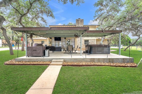 Backyard, Exterior, Hot Tub