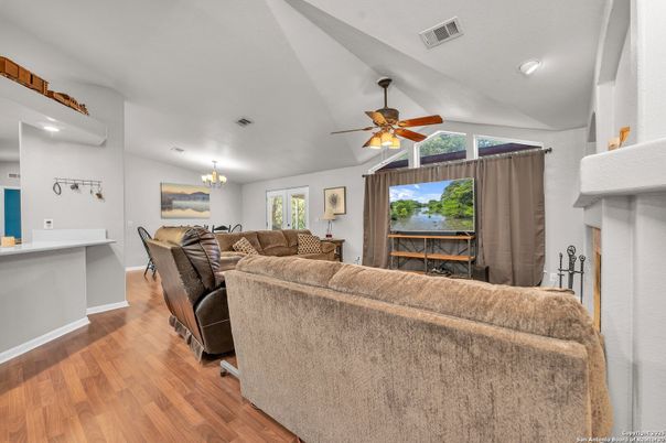 Chandelier, Dining room, Interior, Living room, Recessed Lighting, Wood Texture Flooring