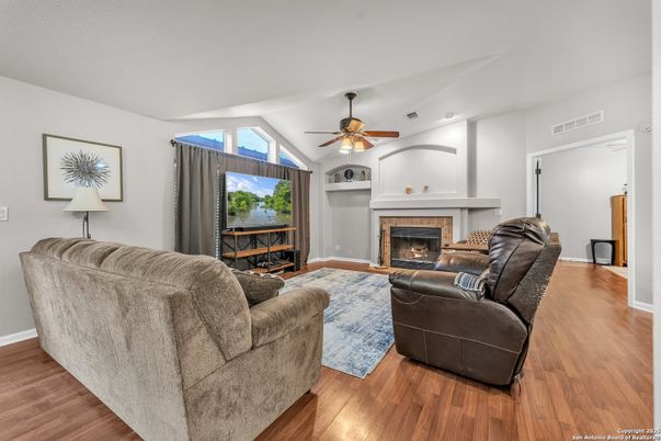 Fireplace, Interior, Living room, Wood Texture Flooring