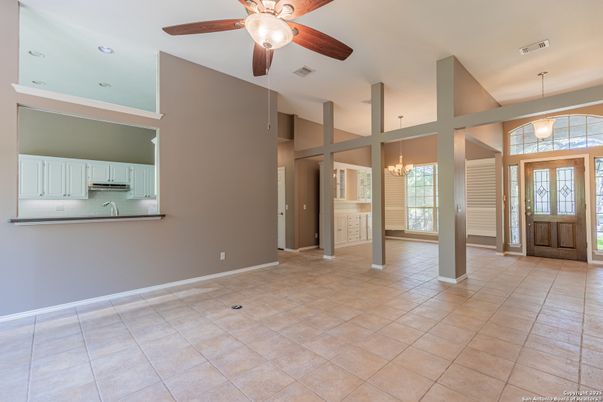 Chandelier, Empty room, Interior, Kitchen, Pendant Lights, Recessed Lighting