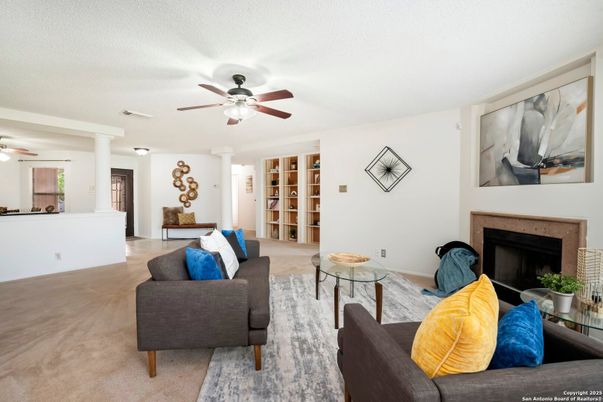 Fireplace, Interior, Living room