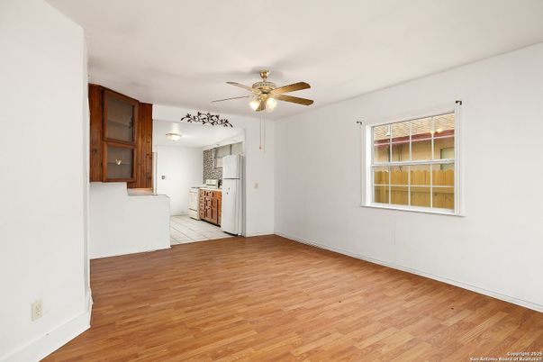 Empty room, Interior, Kitchen, Wood Texture Flooring