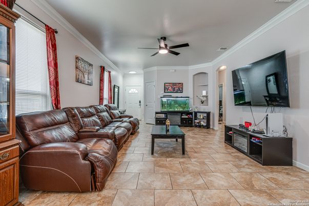 Interior, Living room, Recessed Lighting