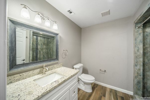 Bathroom, Interior, Wood Texture Flooring