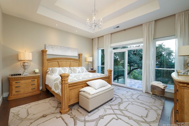 Bedroom, Chandelier, Interior, Recessed Lighting