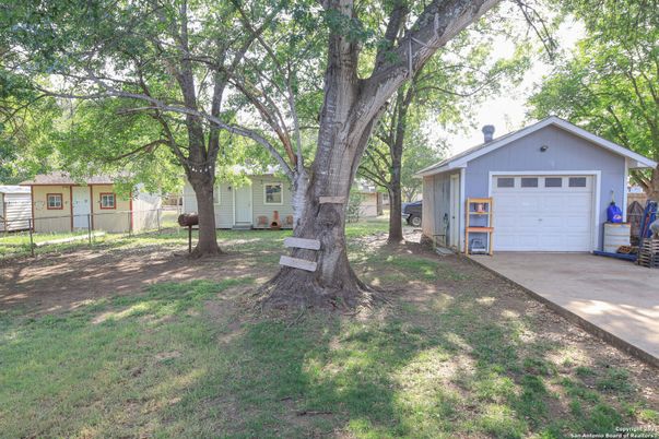 Backyard, Detached Garage, Exterior