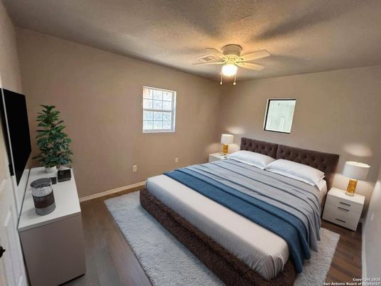 Bedroom, Interior, Wood Texture Flooring
