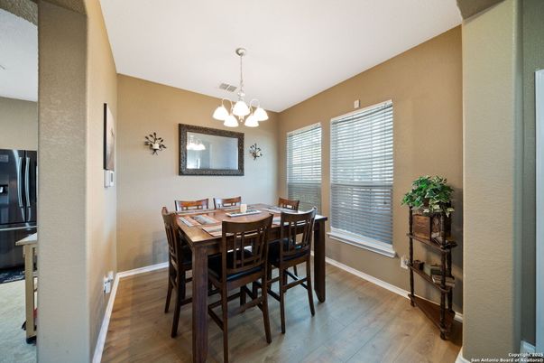 Chandelier, Dining room, Interior, Pendant Lights, Wood Texture Flooring