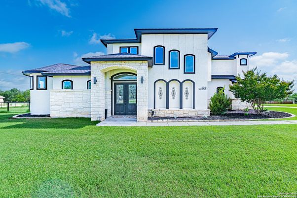 Backyard, Exterior, Facade, Mediterranean