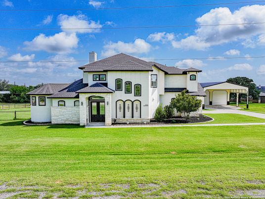 Backyard, Detached Garage, Exterior, Facade, Mediterranean