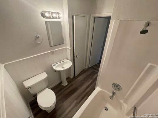Bathroom, Interior, Wood Texture Flooring