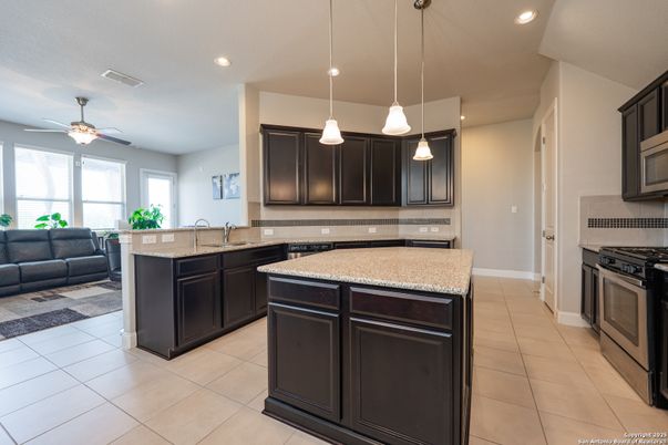 Interior, Kitchen, Pendant Lights, Recessed Lighting