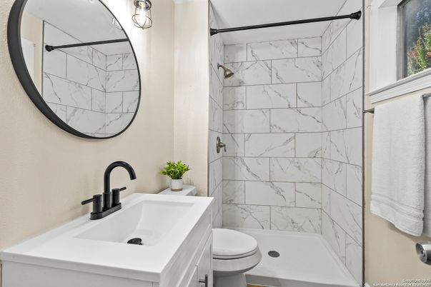 Bathroom, Interior, Marble Walls