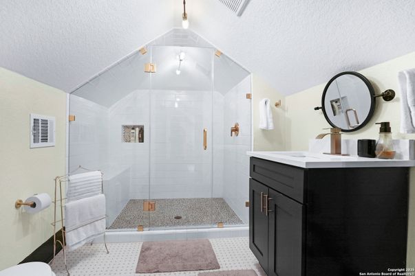 Bathroom, Glass Shower, Interior