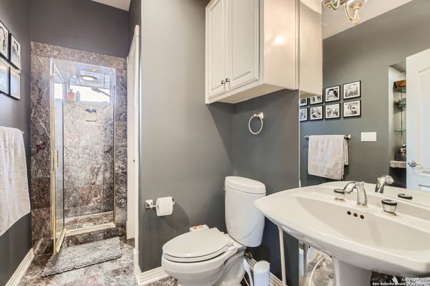 Bathroom, Glass Shower, Interior