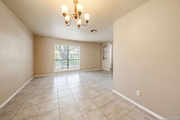 Chandelier, Empty room, Interior