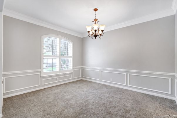 Chandelier, Empty room, Interior