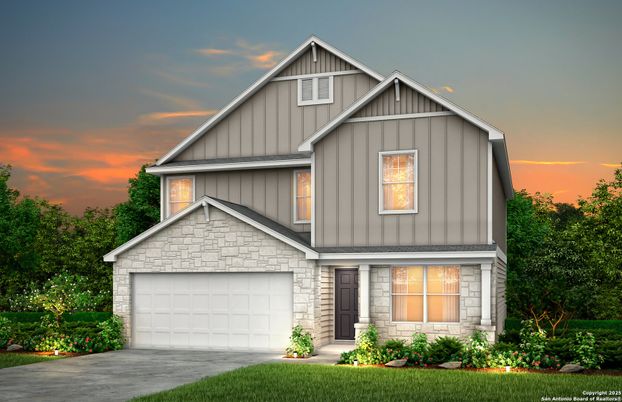 Attached, Exterior, Facade, Farmhouse