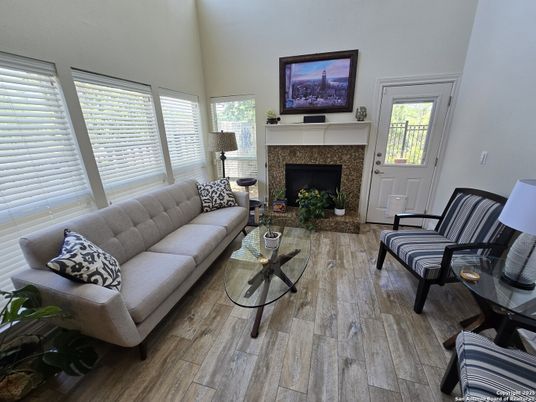Fireplace, Interior, Living room, Wood Texture Flooring