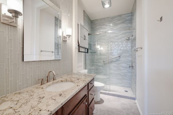 Bathroom, Glass Shower, Interior