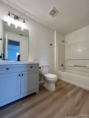 Bathroom, Interior, Wood Texture Flooring