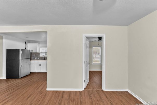 Interior, Kitchen, Wood Texture Flooring