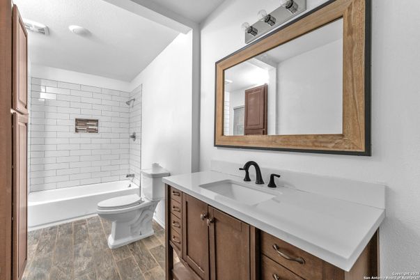 Bathroom, Interior, Wood Texture Flooring
